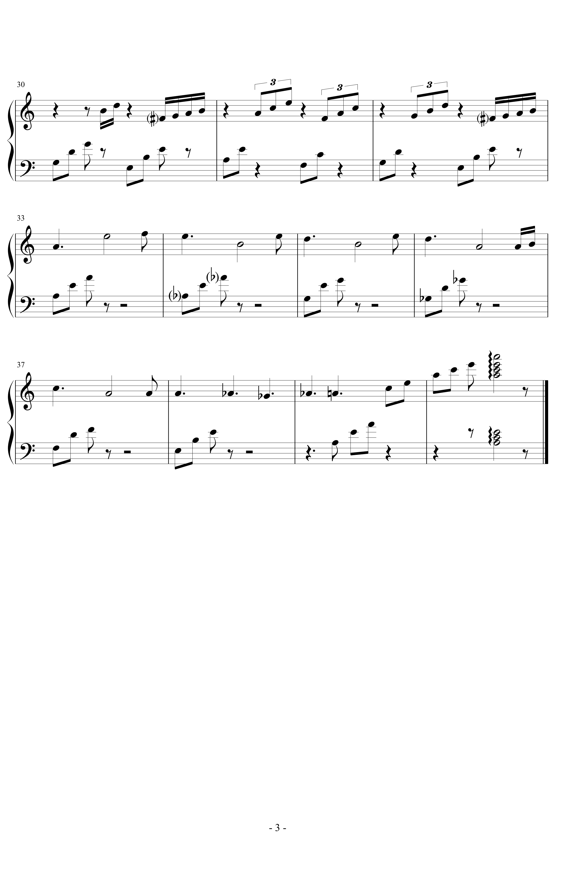 Eternal Summer钢琴谱-wuyue12183