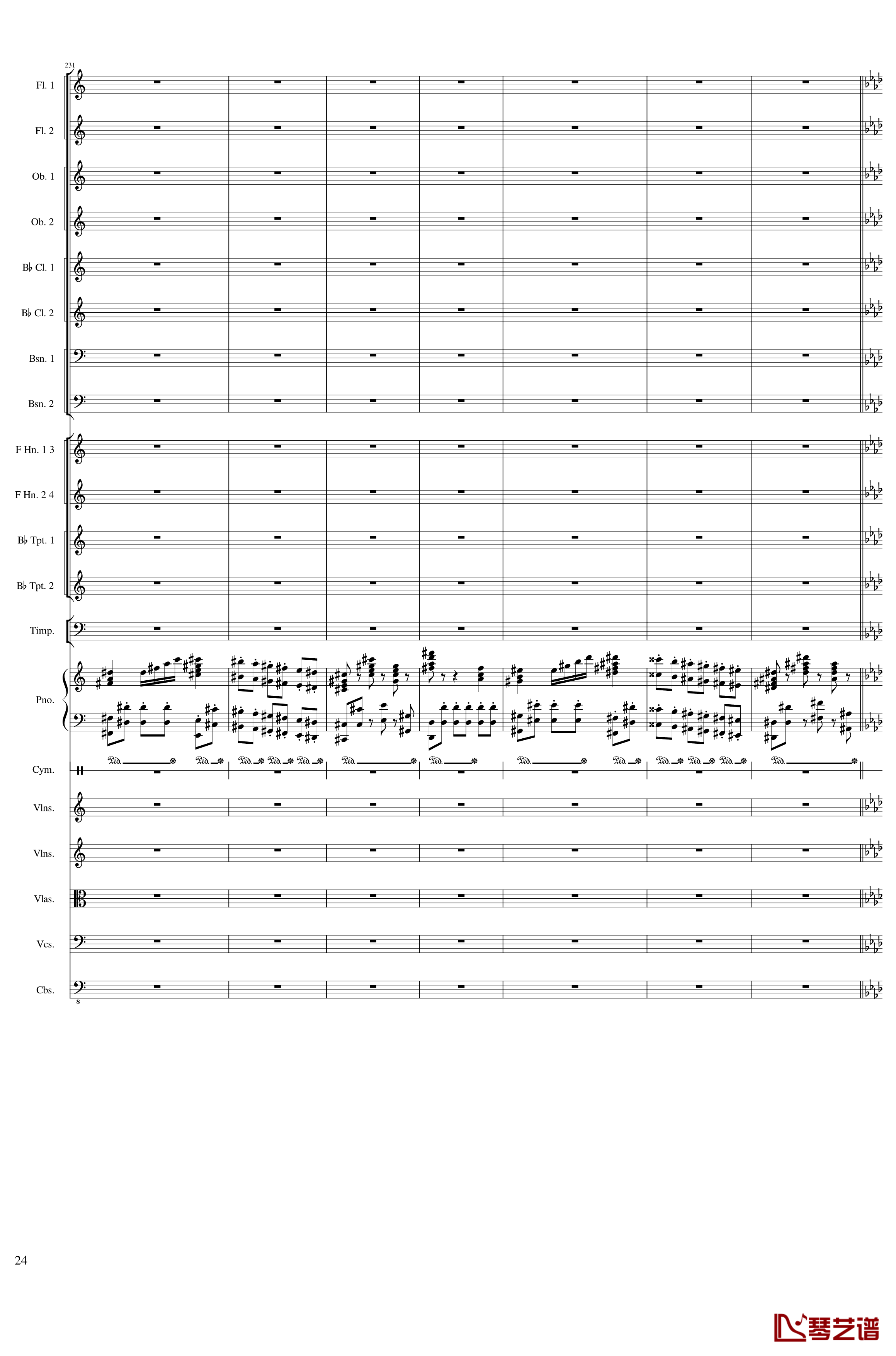 Piano Concerto No.8, Op.123 III钢琴谱 一个球24