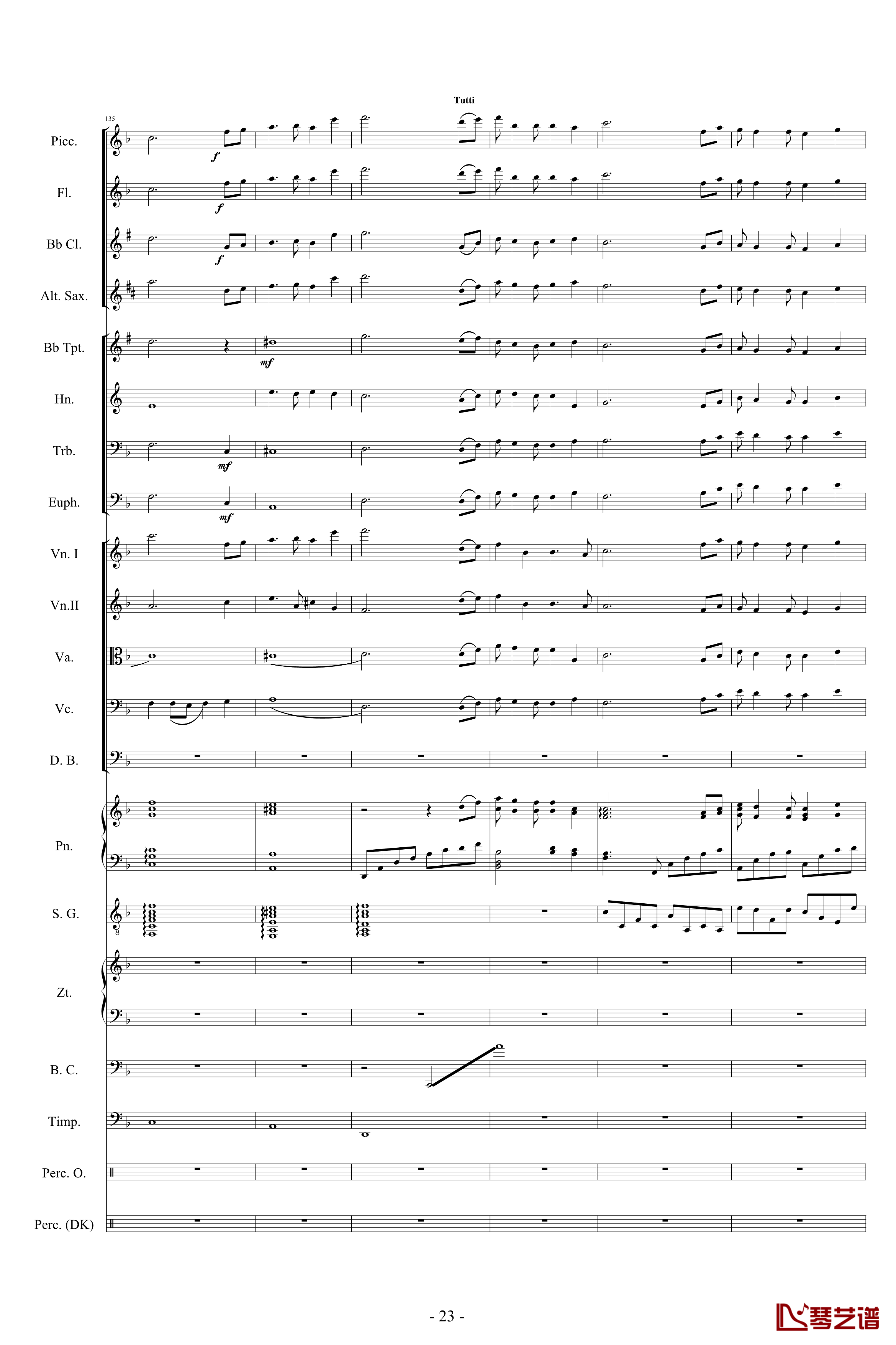 迪士尼組曲-小交響樂版钢琴谱-Disney Medley-迪士尼23