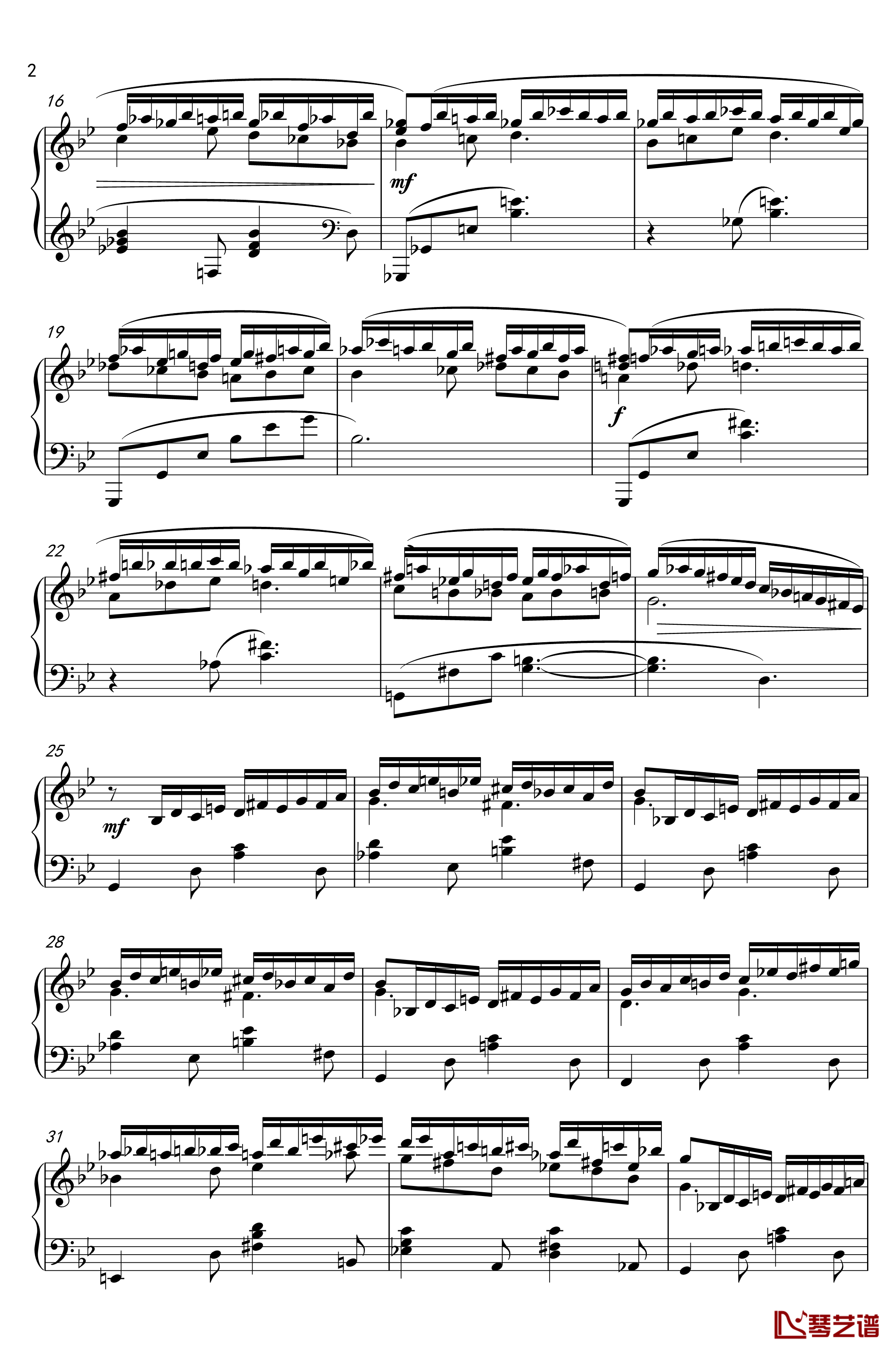 op3no4钢琴谱-即兴曲，钢琴曲4首-榕剑2