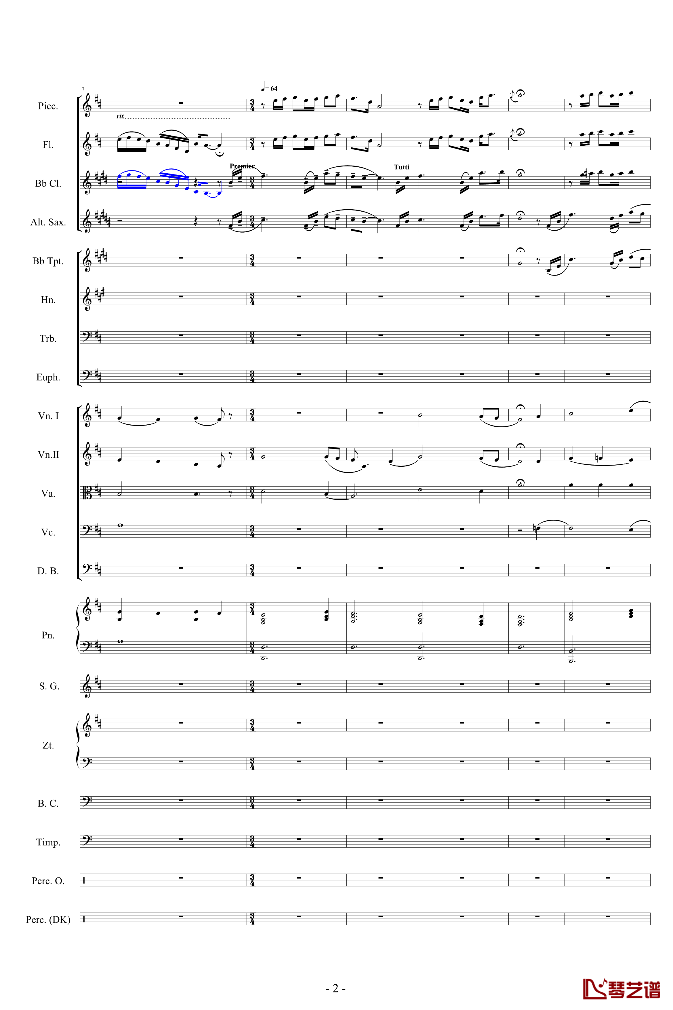 迪士尼組曲-小交響樂版钢琴谱-Disney Medley-迪士尼2