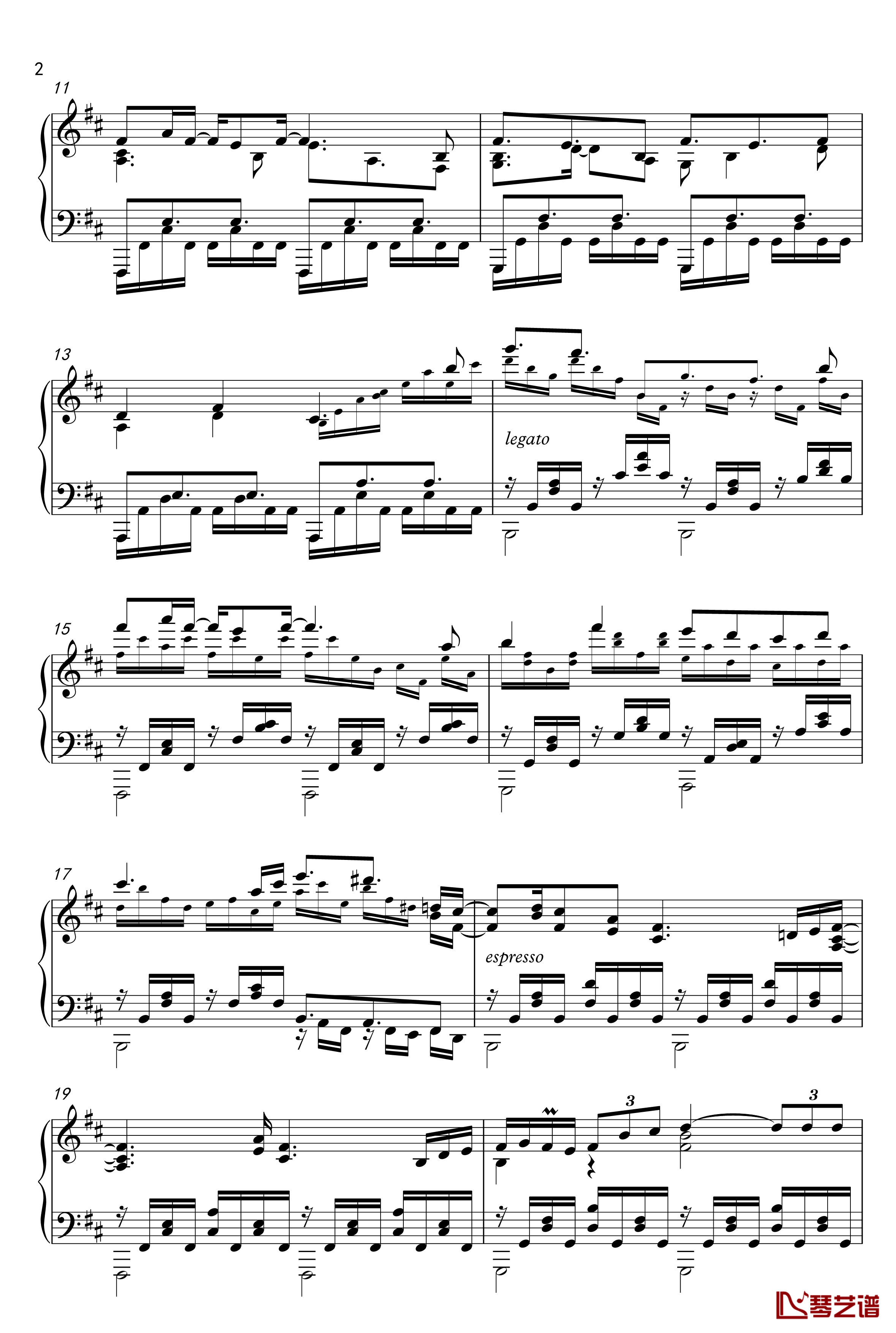 Again钢琴谱-【钢之炼金术师09 ED1】-钢之炼金术师2