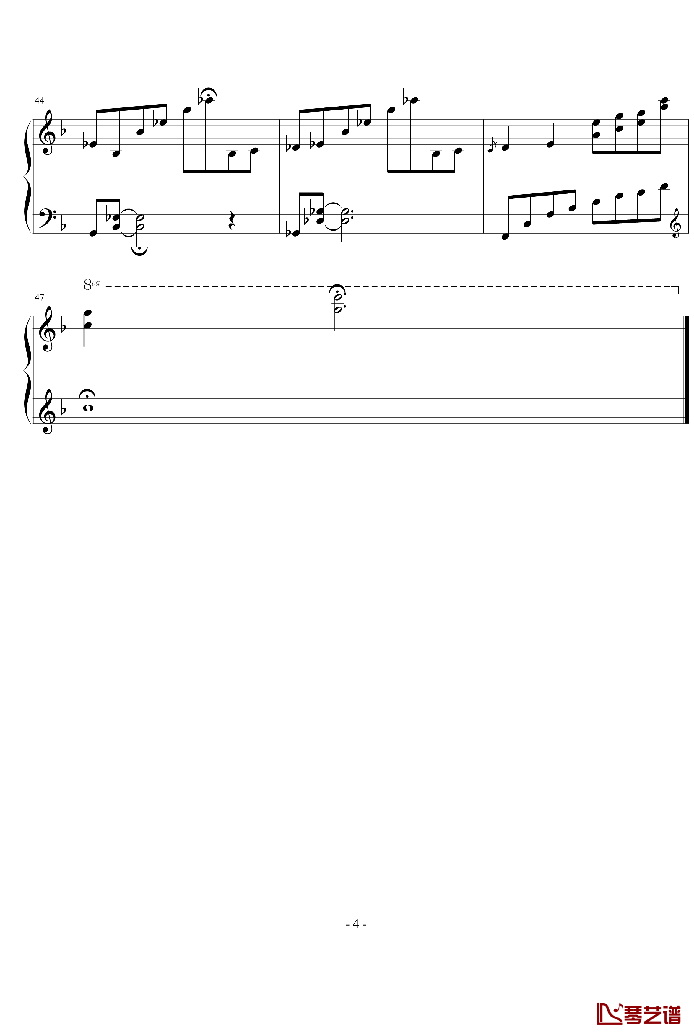 Tears On Love钢琴谱-Yiruma4