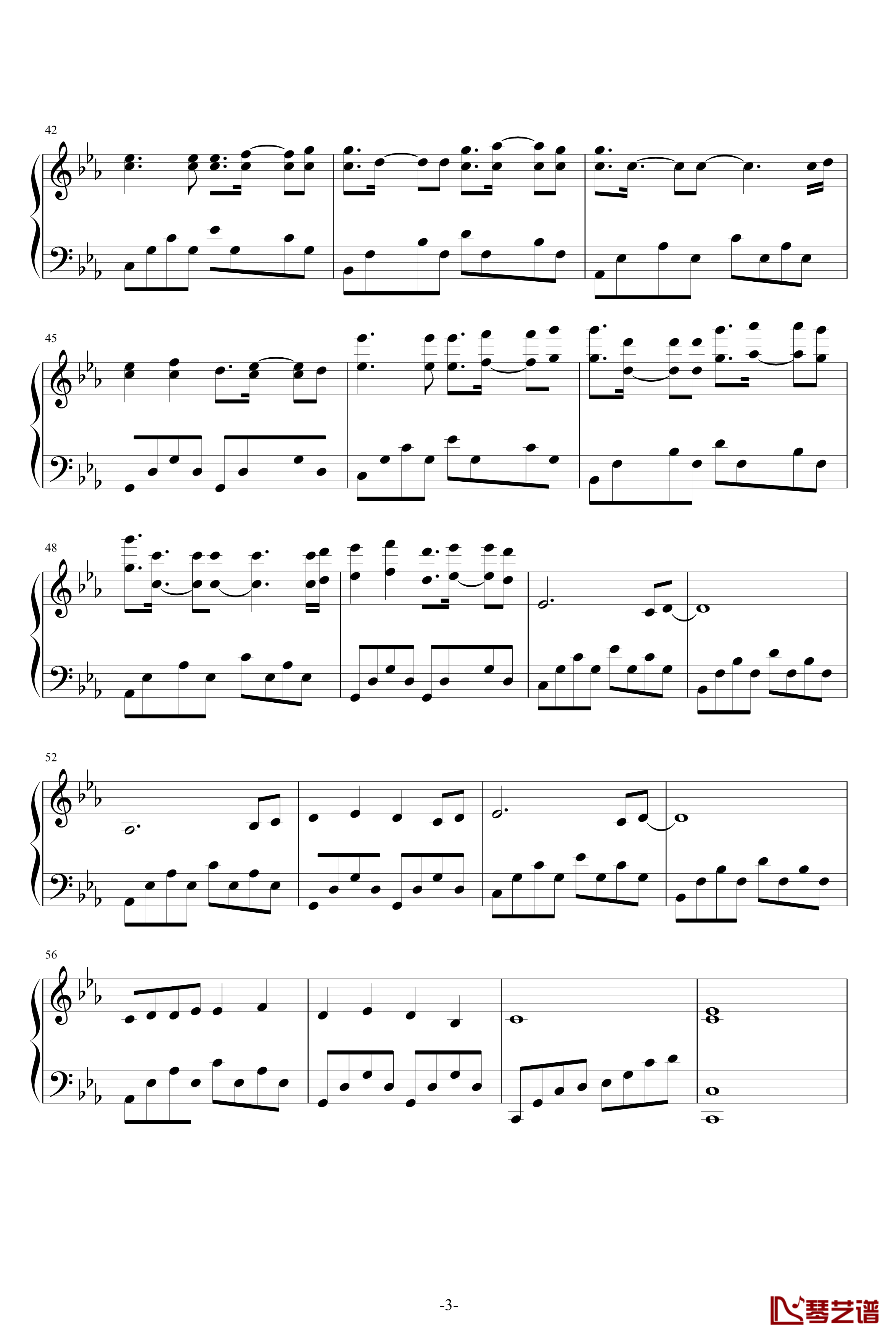 LOST钢琴谱-uraharasyusuke3