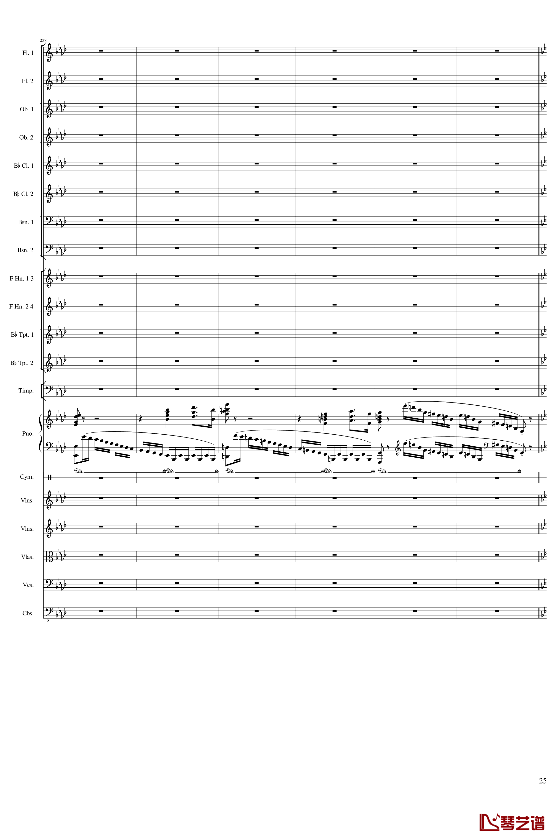 Piano Concerto No.8, Op.123 III钢琴谱 一个球25