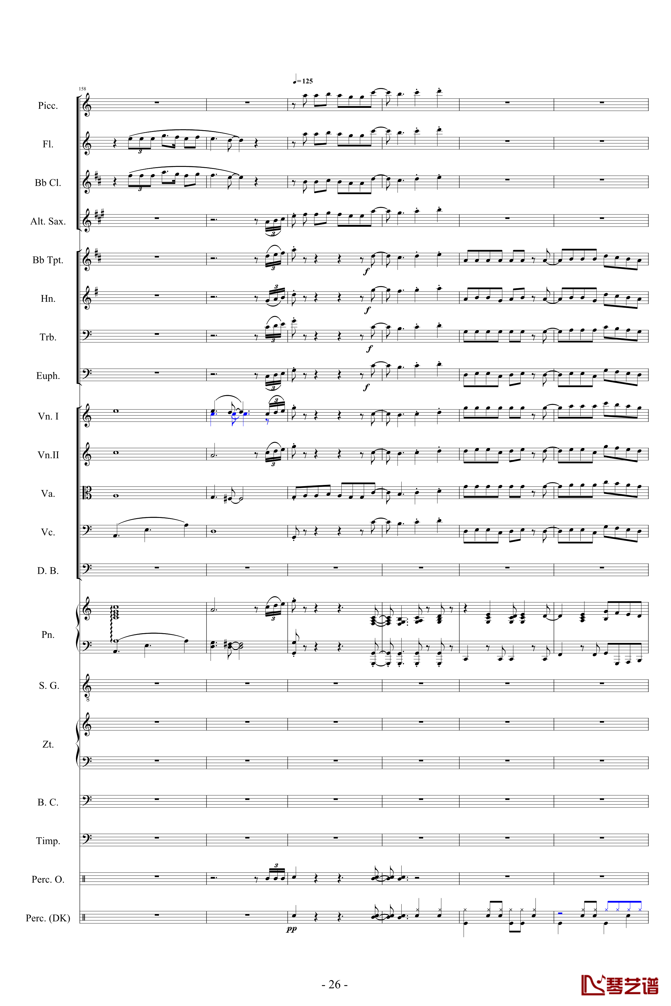 迪士尼組曲-小交響樂版钢琴谱-Disney Medley-迪士尼26