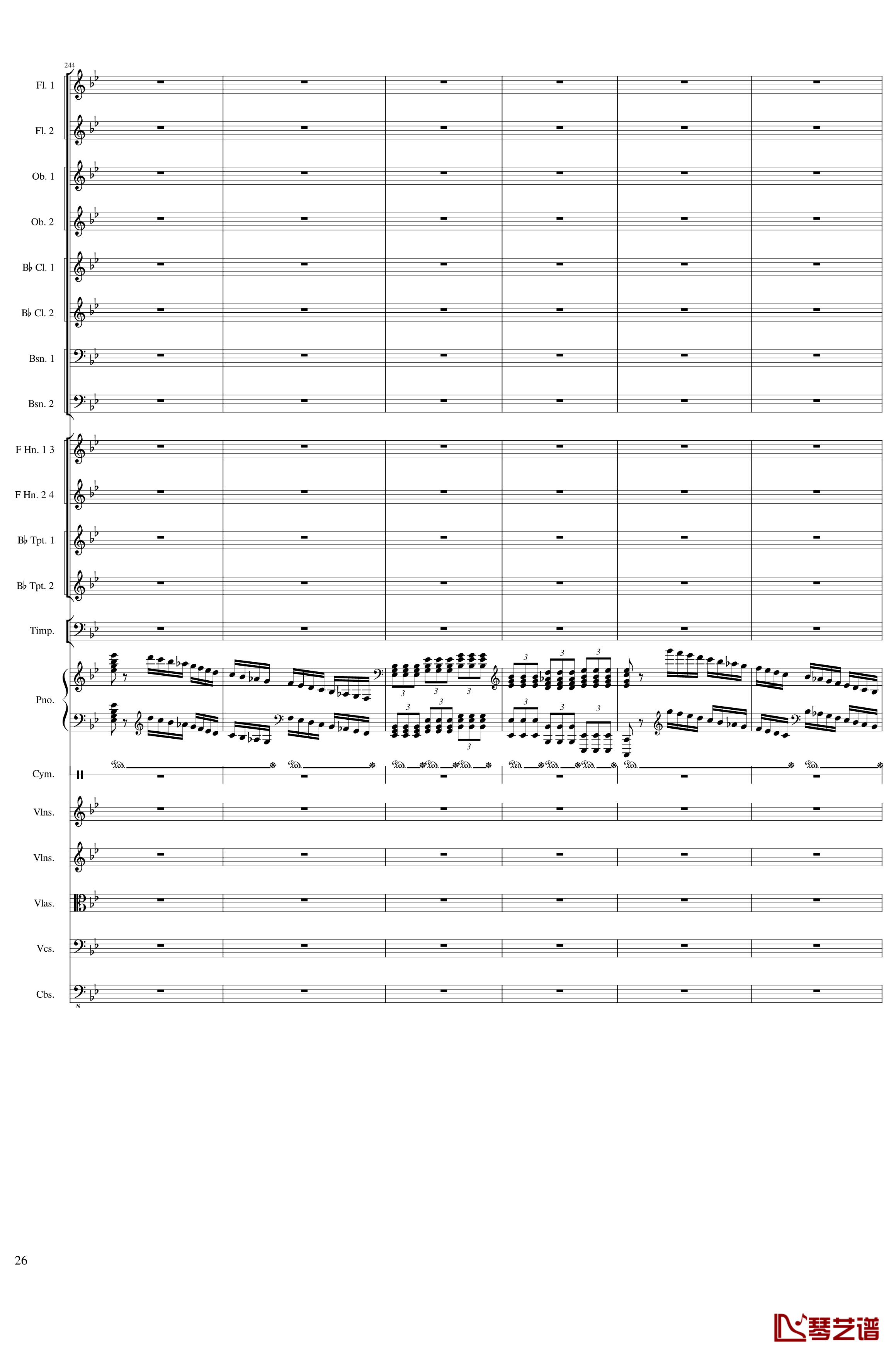 Piano Concerto No.8, Op.123 III钢琴谱 一个球26
