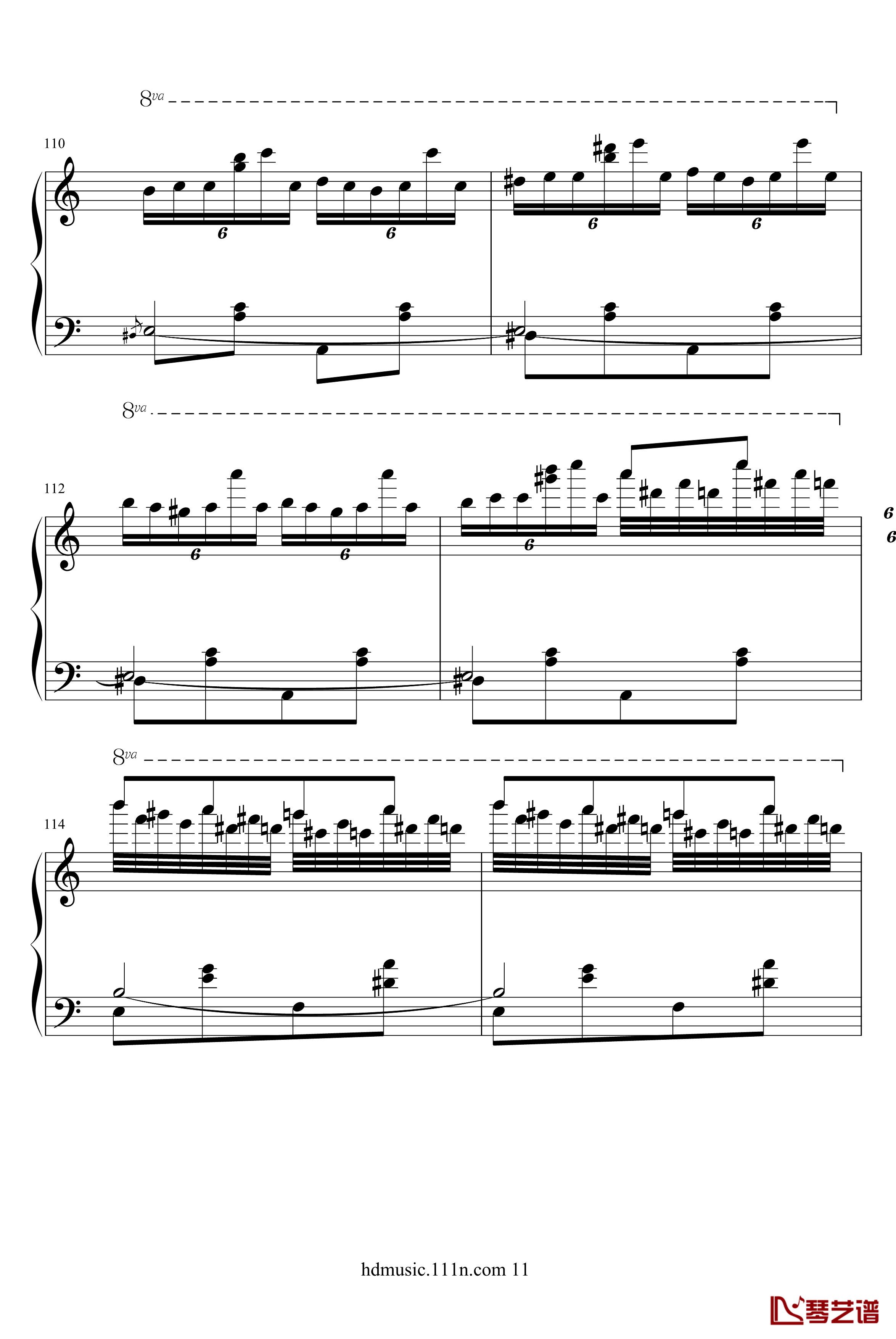 土耳其进行曲钢琴谱-原版-瓦洛多斯11