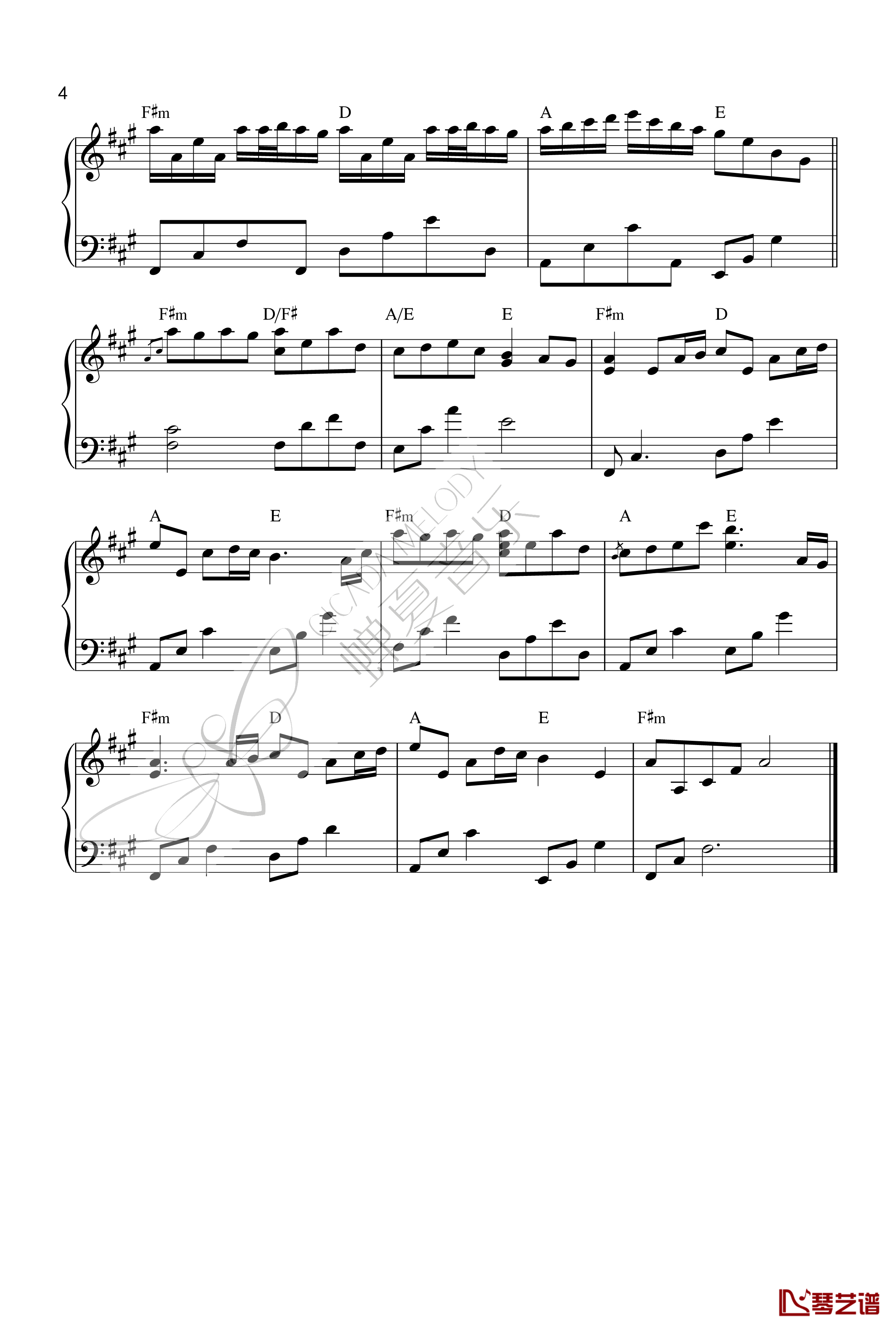 River Flows In You钢琴谱-Yiruma4