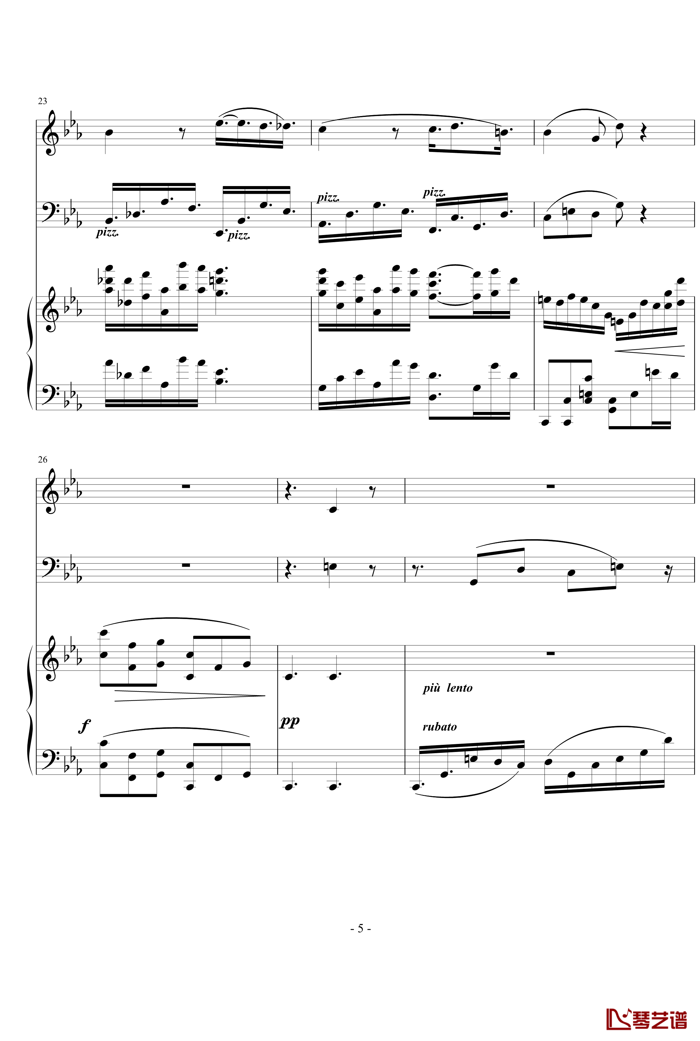 Trio piece钢琴谱-nyride-随写三重奏小品5