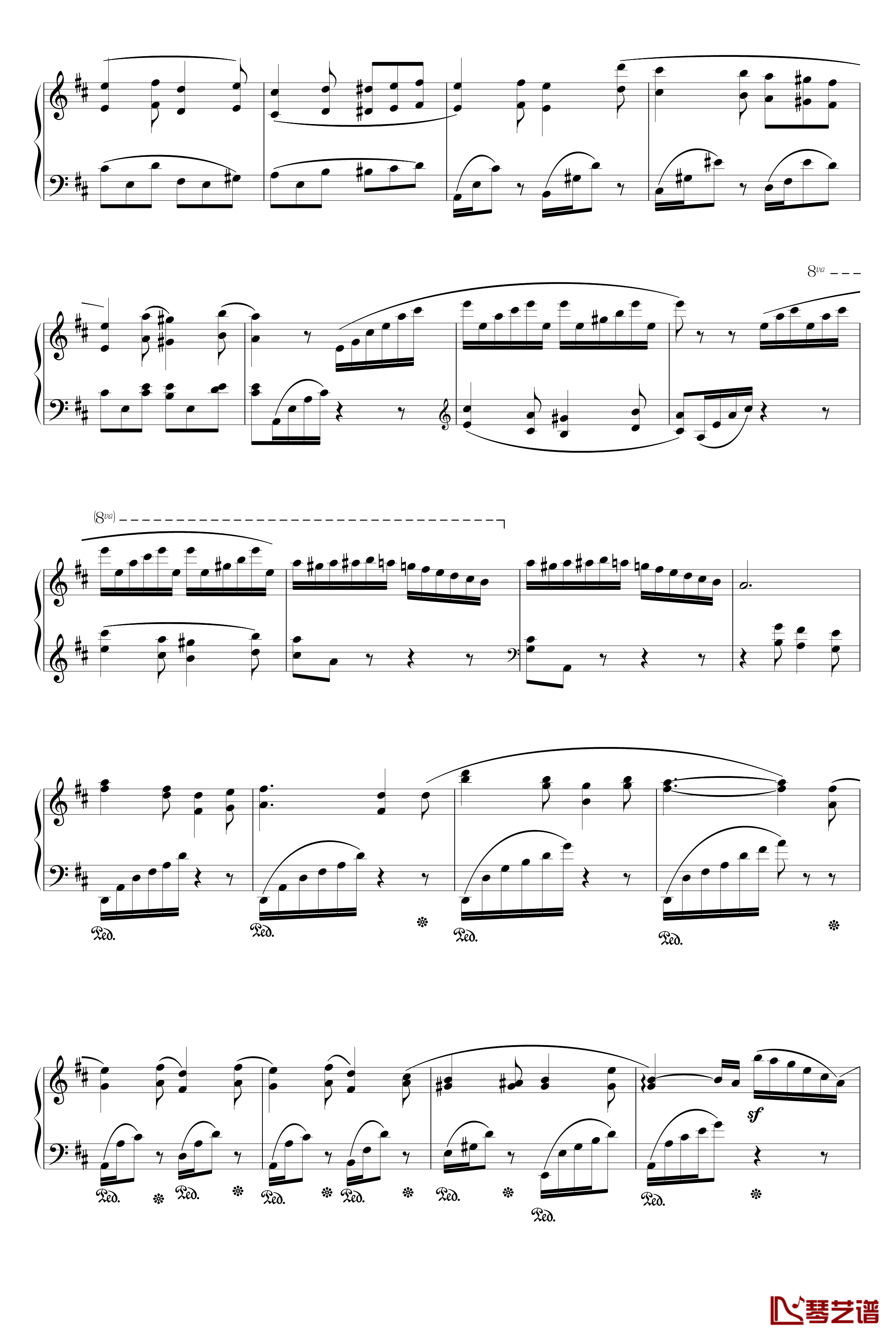 蝴蝶钢琴谱-默克尔2