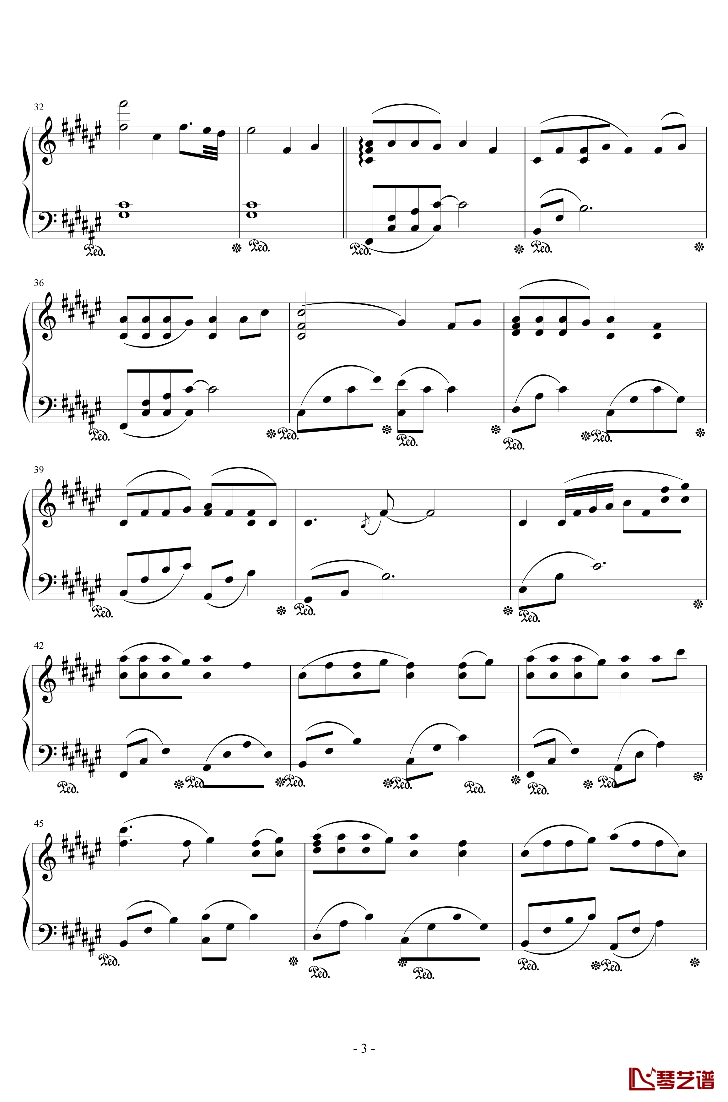 いつかのひかり钢琴谱-MANYO3