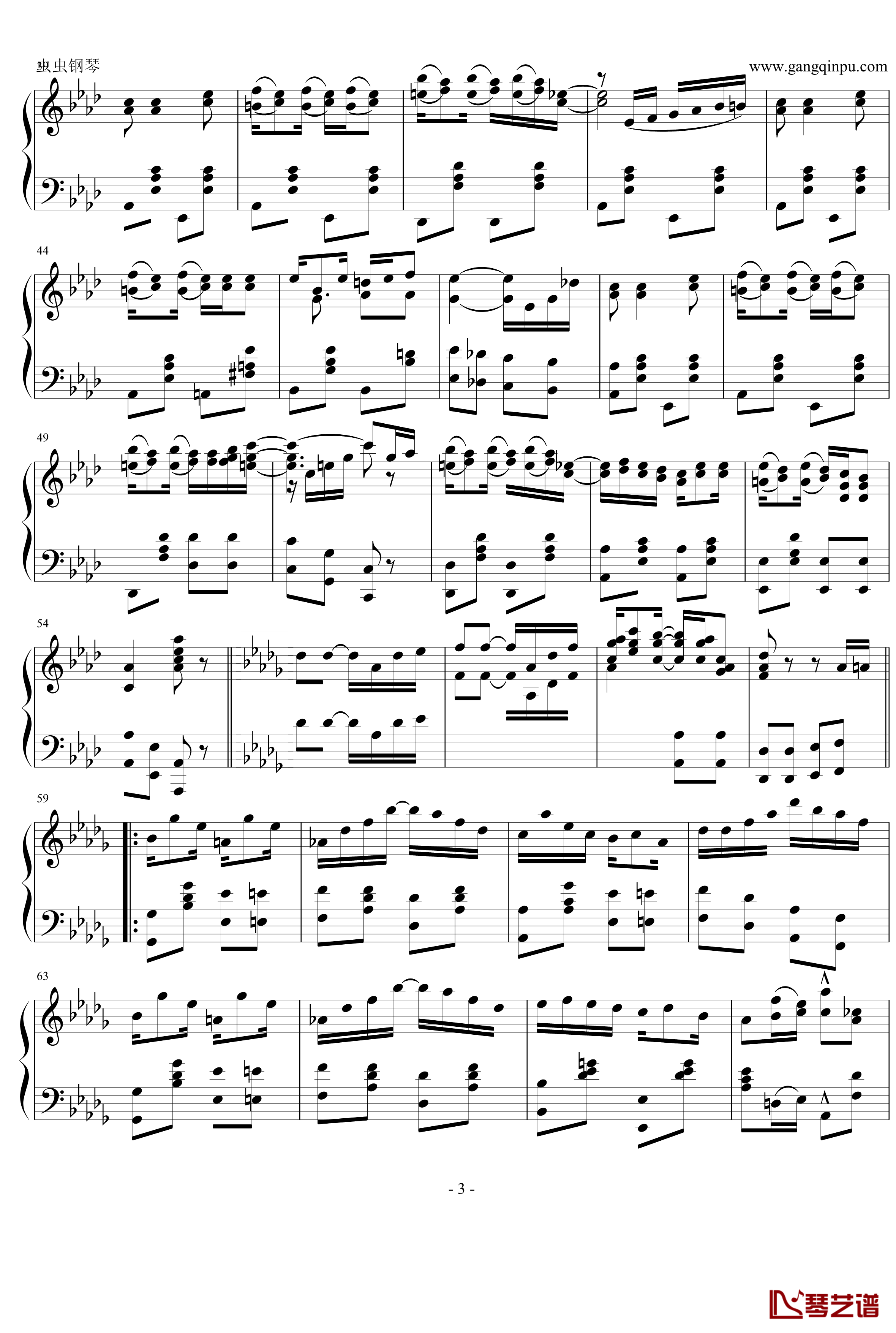 绝对强者钢琴谱-斯科特 乔普林3