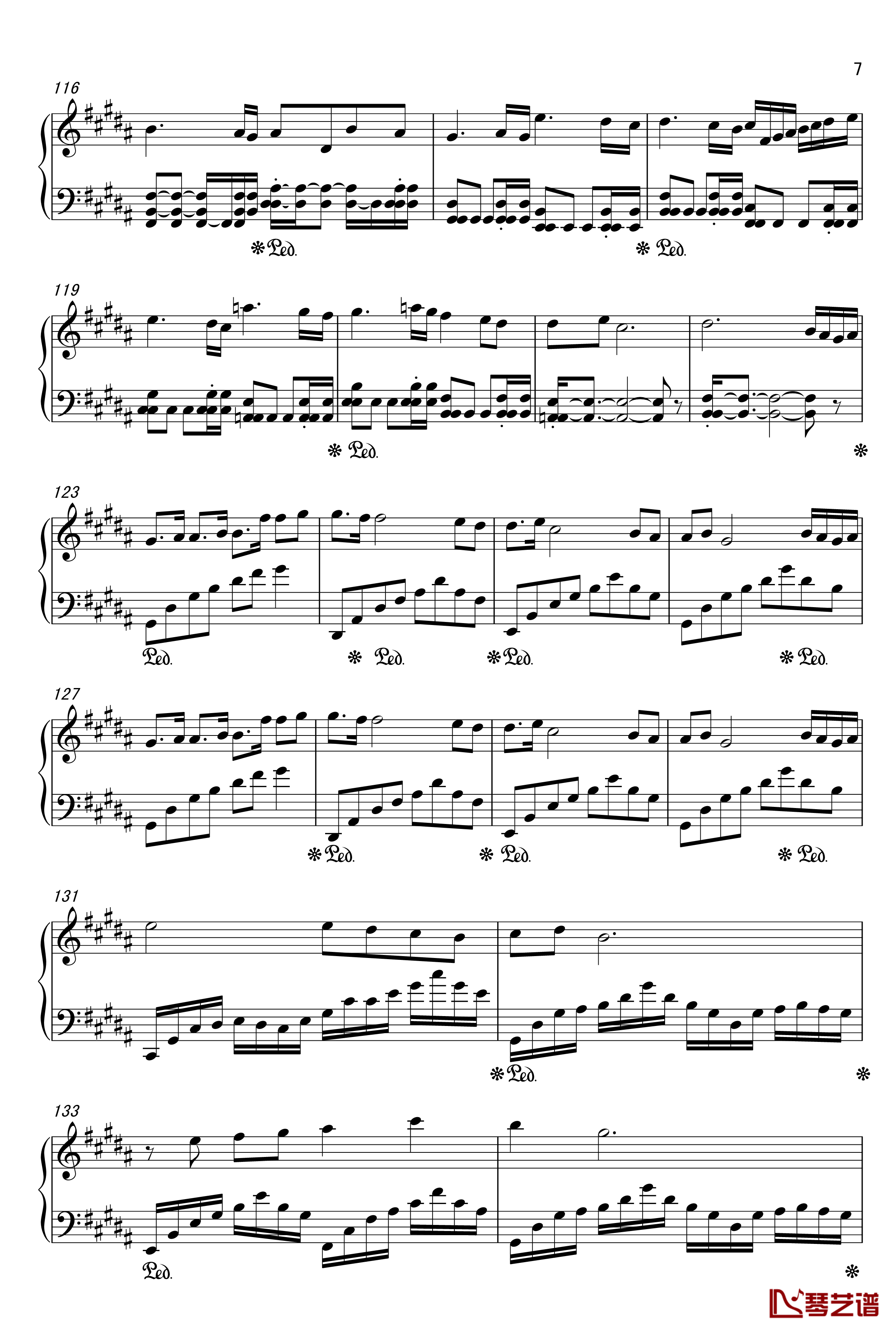 亡灵序曲钢琴谱-完美版-魔兽世界7