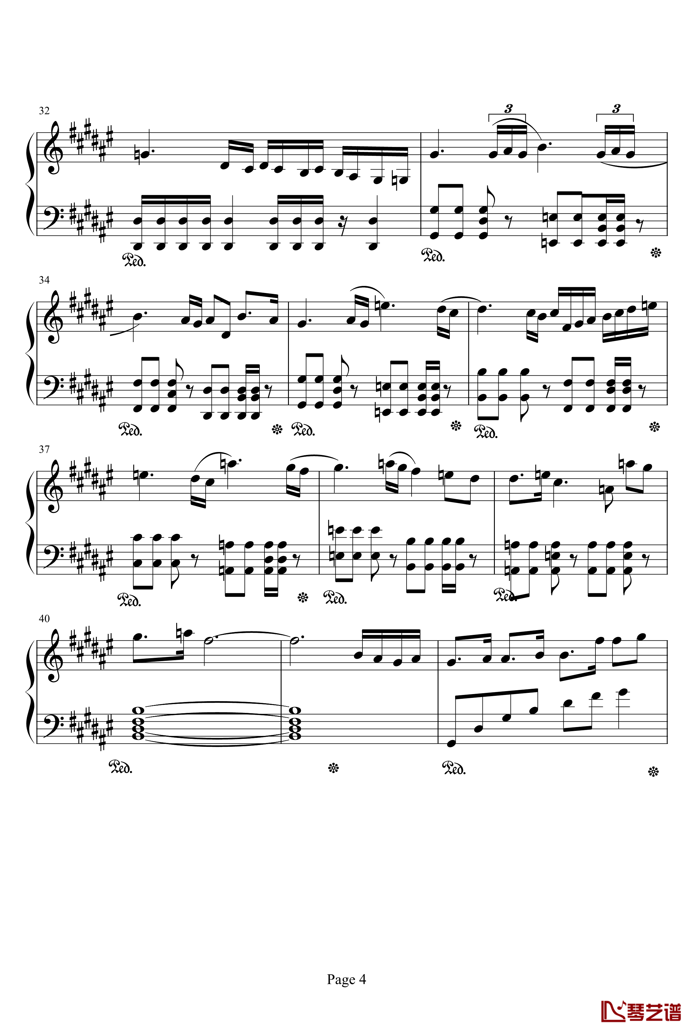 亡灵序曲钢琴谱-完整版-亡灵序曲4