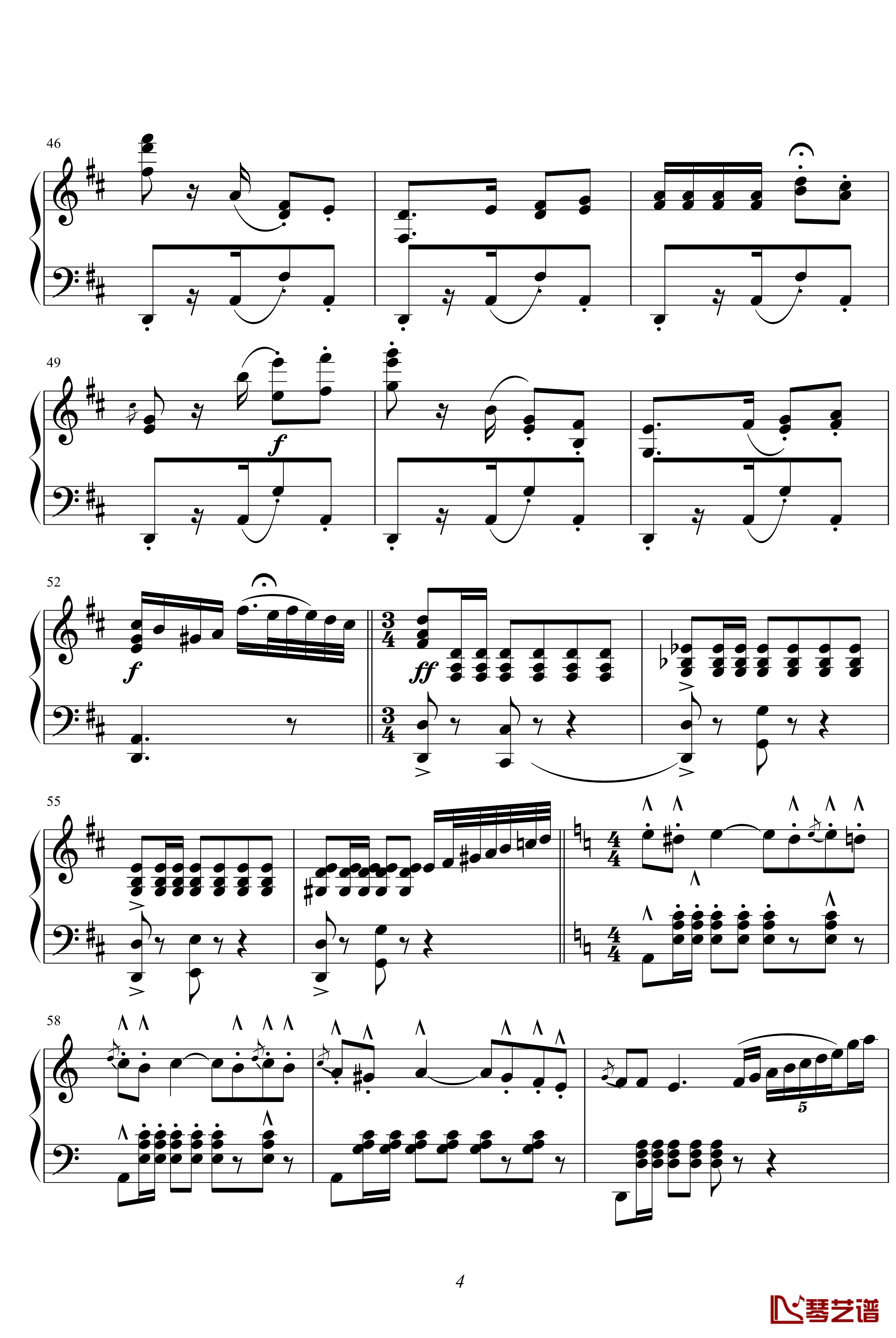 卡门钢琴谱-较完美版-比才-Bizet4