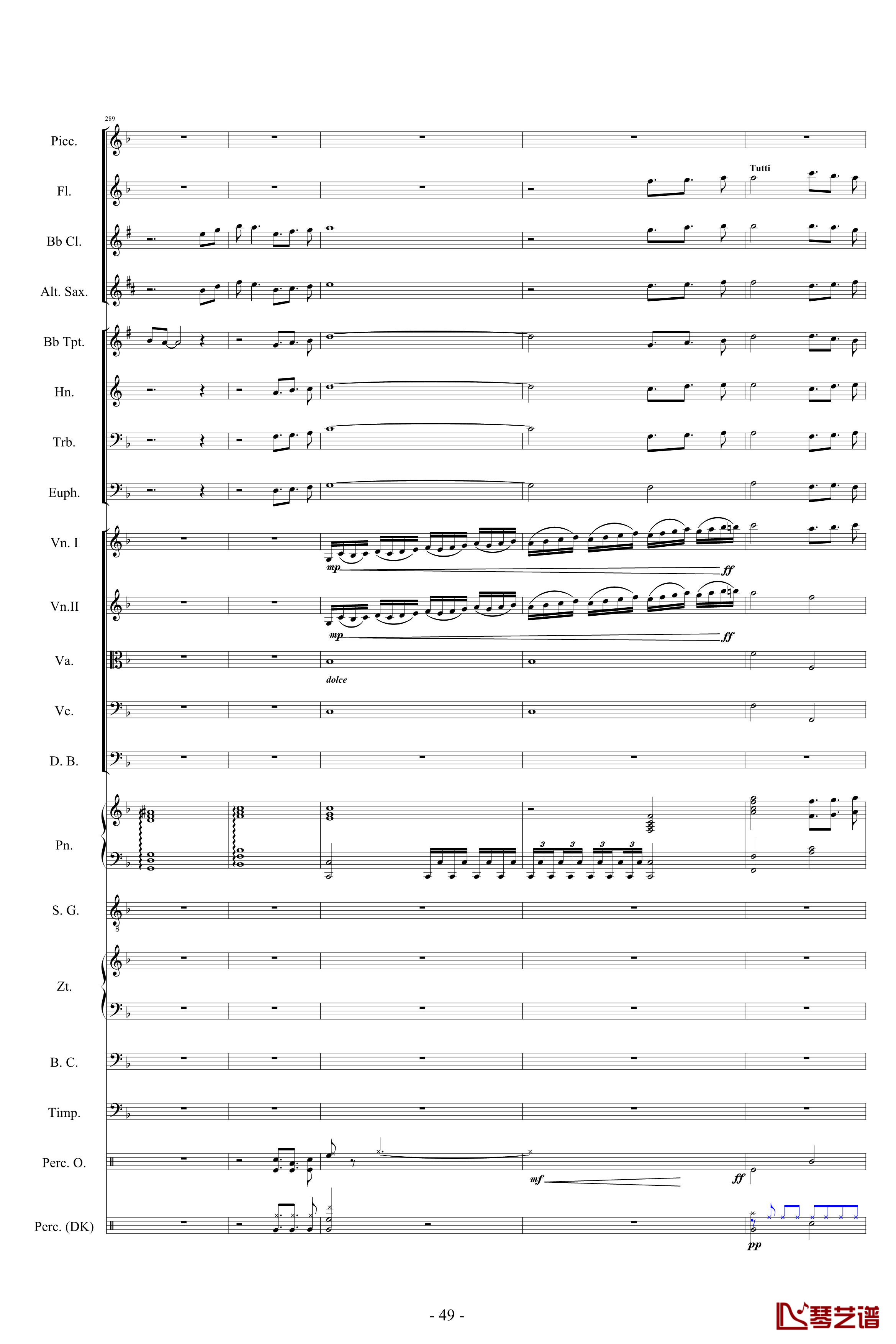 迪士尼組曲-小交響樂版钢琴谱-Disney Medley-迪士尼49