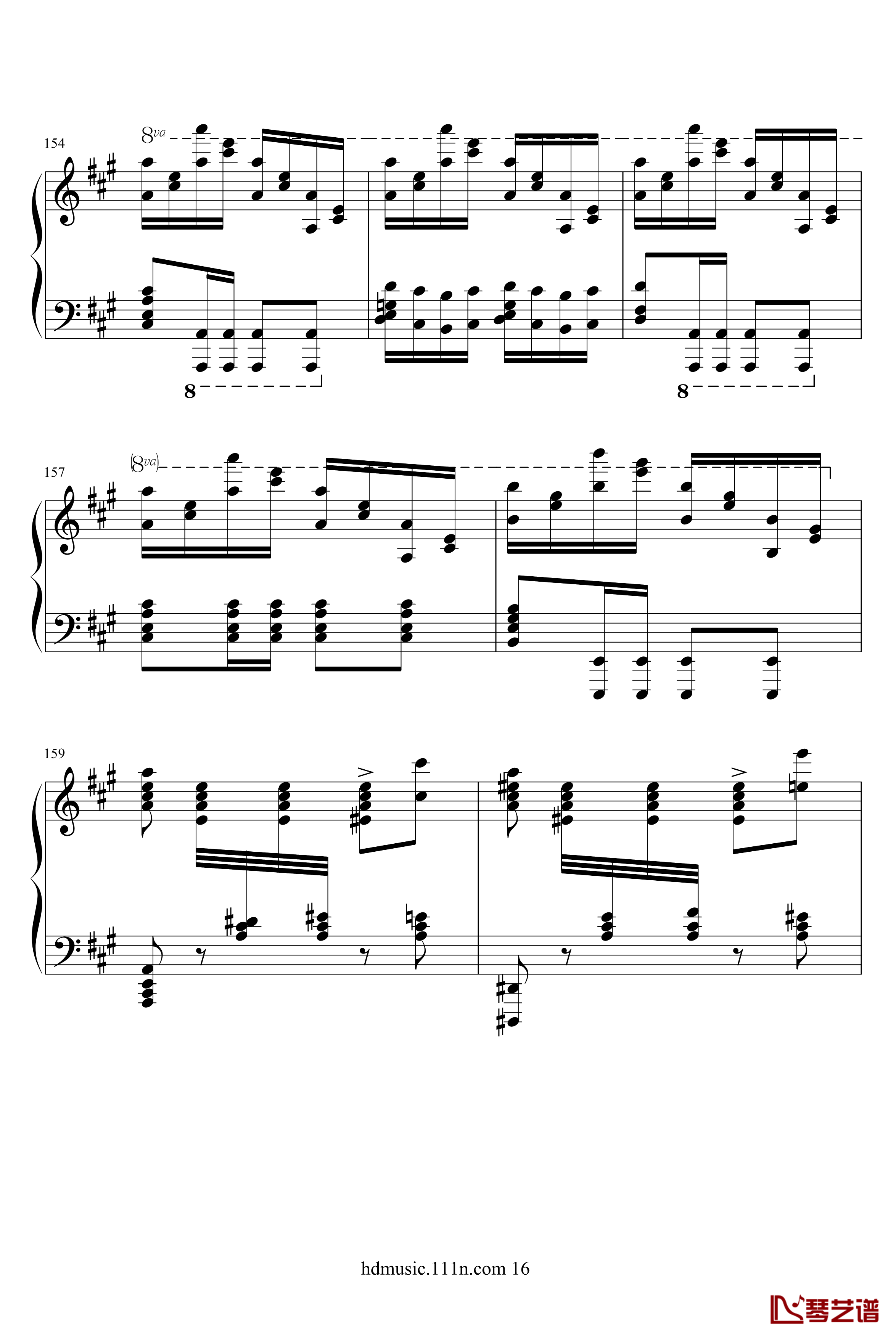 土耳其进行曲钢琴谱-原版-瓦洛多斯16