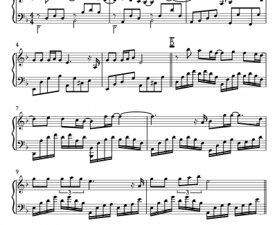 一只鸟之死钢琴谱-奏鸣曲之十-克莱德曼