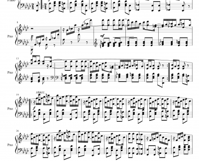 Maple Leaf Rag钢琴谱-Scott Joplin