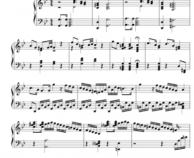 第三钢琴奏鸣曲第一乐章钢琴谱-nzh1934