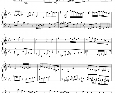 缓音律c小调No.2钢琴谱-初版-舍勒七世