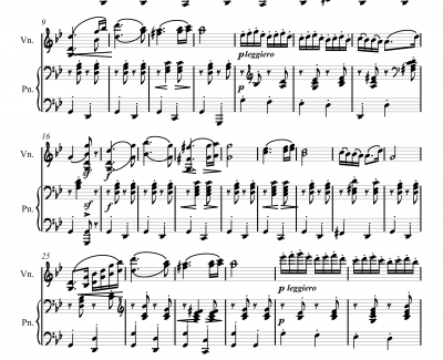匈牙利舞曲第五号钢琴谱-勃拉姆斯-小提琴-Brahms