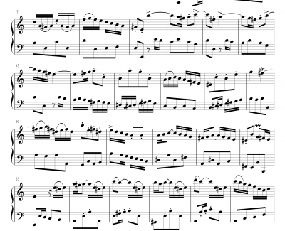 a小调小提琴协奏曲钢琴谱-第一乐章-巴哈-Bach, Johann Sebastian