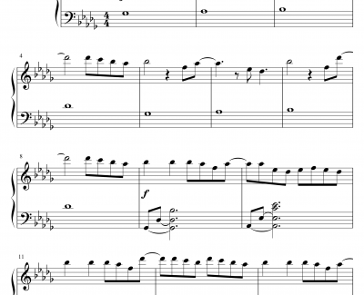 Horizon钢琴谱Janji-简易版