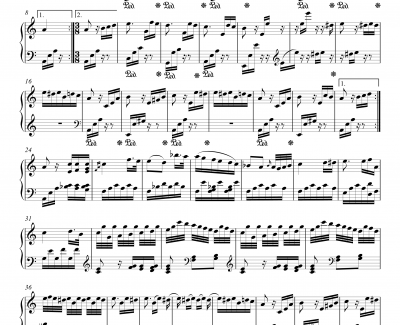 致爱丽丝钢琴谱-原版-贝多芬-beethoven