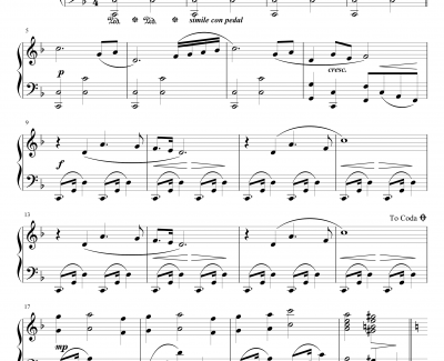 ファングのテーマ钢琴谱-最终幻想