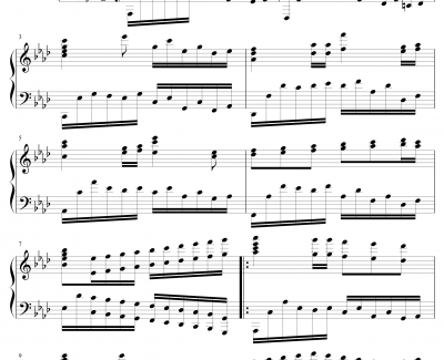 Concert Etude in A Elat 'Jubilation'钢琴谱 -PARROT186