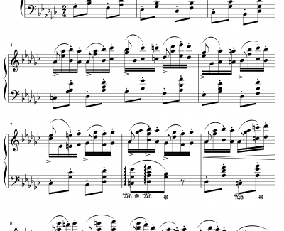 肖邦练习曲op25，no.9钢琴谱-肖邦-chopin
