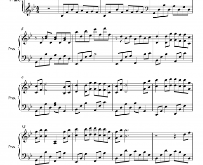 1945钢琴谱-骆集益