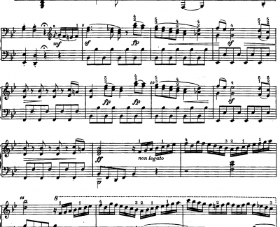 降B大调第八钢琴奏鸣曲Op.23钢琴谱-杜舍克
