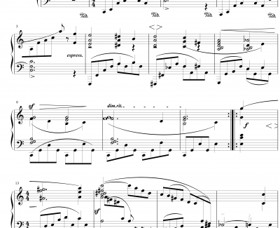 间奏曲Op.118 No.1钢琴谱-勃拉姆斯-Brahms