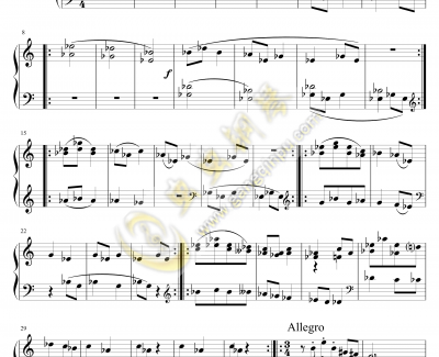 小交响曲钢琴谱-第一乐章-雅纳切克