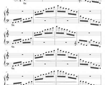 最终幻想FF2钢琴谱-Prelude