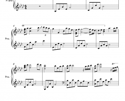 Kiss the rain钢琴谱-原声版1-Yiruma
