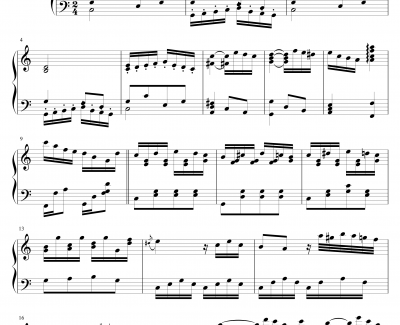 第三钢琴奏鸣曲第二乐章钢琴谱-nzh1934