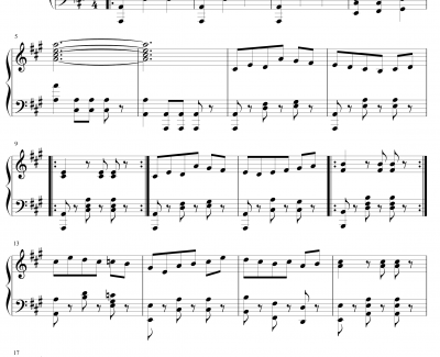 A大调圆舞曲钢琴谱-PARROT186