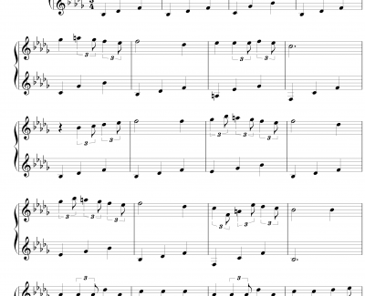 白蔷薇组曲⒈序曲钢琴谱-aqtq314