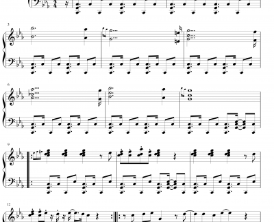 1998年世界杯官方歌曲《生命之杯》钢琴谱-瑞奇.马丁