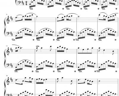 紫竹调钢琴谱-钢琴版-中国名曲
