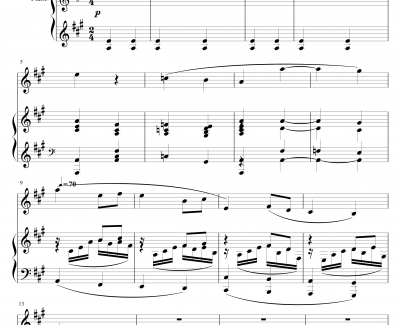 Berceuse, Op.110钢琴谱-一个球