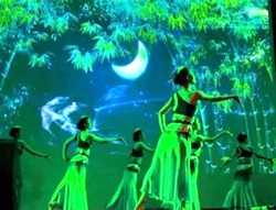 月光下的凤尾竹简谱 傣族民歌节奏舒缓，优美动听