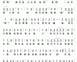 毕业歌简谱(歌词)-中国人民解放军总政歌剧团演唱-Z.E.Z.曲谱