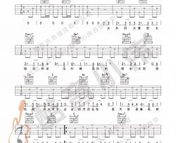 EN《嚣张》吉他谱(C调)-Guitar Music Score