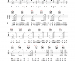 氧化氢吉他谱-李尖尖-A调原版弹唱谱-附PDF图片谱