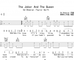 The Joker And The Queen吉他谱_Ed Sheeran/Taylor Swift